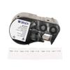 Brady Authentic (M4-48-427) Self-Laminating Vinyl Wrap Around Labels 1" H x 0.75" W Black on White, Clear, 200 Labels. for use with The BMP41, BMP51, and M511 Label Printers