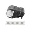 Brady Authentic (M5-97-488) Solvent Resistant Polyester Labels 0.9 in H x 0.9 in W Black on White, 280 Labels. for use with The BMP51 and M511 Label Printers view 1