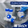 Brady Authentic (M5-97-488) Solvent Resistant Polyester Labels 0.9 in H x 0.9 in W Black on White, 280 Labels. for use with The BMP51 and M511 Label Printers view 4