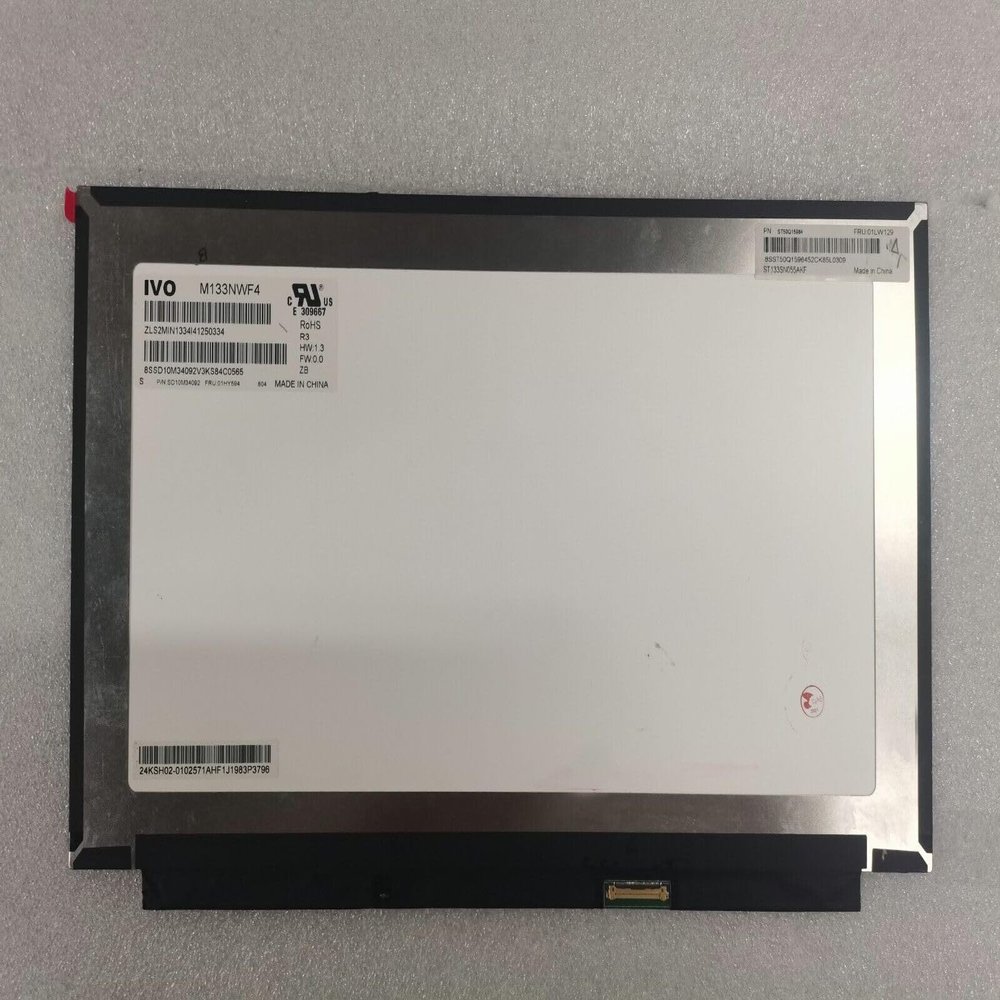 13.3" FHD LCD Screen LED Replacement M133NWF4 R3 (Non-Touch)