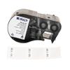 Brady Authentic (M4-143-427) Self-Laminating Vinyl Wrap Around Labels 1.25" H x 1" W Black on White, Clear, 200 Labels. for use with The BMP41, BMP51, and M511 Label Printers view 1
