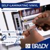 Brady Authentic (M4-143-427) Self-Laminating Vinyl Wrap Around Labels 1.25" H x 1" W Black on White, Clear, 200 Labels. for use with The BMP41, BMP51, and M511 Label Printers view 3