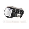 Brady Authentic (M4-90-427) Self-Laminating Vinyl Wrap Around Labels 1.5" H x 0.75" W Black on White, Clear, 180 Labels. for use with The BMP41, BMP51, and M511 Label Printers view 1