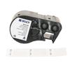 Brady Authentic (M4-91-427) Self-Laminating Vinyl Wrap Around Labels 1.5" H x 1" W Black on White, Clear, 180 Labels. for use with The BMP41, BMP51, and M511 Label Printers view 1