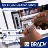 Brady Authentic (M4-91-427) Self-Laminating Vinyl Wrap Around Labels 1.5" H x 1" W Black on White, Clear, 180 Labels. for use with The BMP41, BMP51, and M511 Label Printers view 3