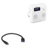BoxWave Cable Compatible with Auna Splash Shower - USB Expansion Adapter, Add USB Connected Hardware to Your Phone view 1