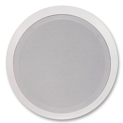 multicomp PRO 8" Two-Way Ceiling Speaker, Wired Connectivity, White - 40W RMS