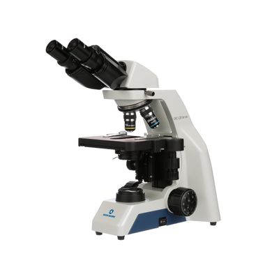 Accu-Scope Compound Microscope EXC-120-3 - Binocular Head, 40-400X Magnification, Achromat Objectives, Mechanical Stage