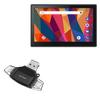 BoxWave Smart Gadget Compatible with Emdoor EM-PPC15R3 - AllReader SD Card Reader, microSD Card Reader SD Compact USB - Jet Black view 1