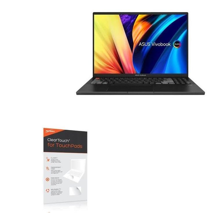 BoxWave Touchpad Protector Compatible with ASUS Vivobook Pro 16X (N7601) - ClearTouch for Touchpad (2-Pack), Pad Protector Shield Cover Film Skin
