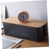 DOITOOL 2pcs Multifunctional Wire Storage Boxes Stylish Grain Socket Containers for Desk Organization for and Cables Home Office and Space-Saving view 3