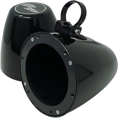 UTV Stereo 6.5" Speaker Roll Cage Speaker Pods - Mounts to UTV Roll Bar Fits Polaris RZR, Can Am X3 and More (2.00")