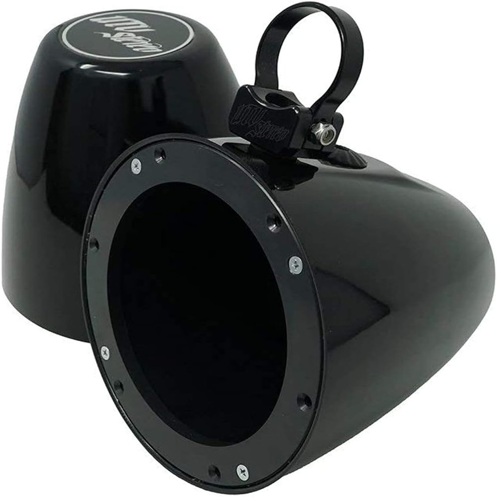 UTV Stereo 6.5" Speaker Roll Cage Speaker Pods - Mounts to UTV Roll Bar Fits Polaris RZR, Can Am X3 and More (2.00")