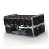 Gatuida Open Air Gpu Mining Frame for Graphics Cards Dual ATX Power Supply Support Efficient Cooling Design Stable Structure for Mining view 3