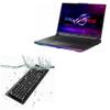 BoxWave Keyboard Compatible with ASUS ROG Strix Scar 16 (2023) G634 - AquaProof USB Keyboard, Washable Waterproof Water Resistant - Jet Black view 1