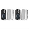 Polk Audio Atrium 4 Outdoor Speakers with Bass Reflex Enclosure | 4 Speaker Pack (2 Pairs, White) - All-Weather Durability | Broad Sound Coverage | Speed-Lock Mounting System | 2 Pairs (White) view 1