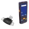 BoxWave Smart Gadget Compatible with Datalogic Memor K - AllReader SD Card Reader, microSD Card Reader SD Compact USB - Jet Black view 1