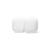 Google Nest WiFi Pro - Wi-Fi 6E - Reliable Home Wi-Fi System with Fast Speed and Whole Home Coverage - Mesh Router - 2 Pack - Snow (Renewed) view 1