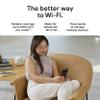 Google Nest WiFi Pro - Wi-Fi 6E - Reliable Home Wi-Fi System with Fast Speed and Whole Home Coverage - Mesh Router - 2 Pack - Snow (Renewed) view 2