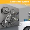 TORACK BIKEPAL Space Saving Wall Mounted Swivel Bike Racks, Vertical Bike Wall Hangers for Garage Storage Solution (2 Pack) view 2