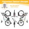 TORACK BIKEPAL Space Saving Wall Mounted Swivel Bike Racks, Vertical Bike Wall Hangers for Garage Storage Solution (2 Pack) view 3