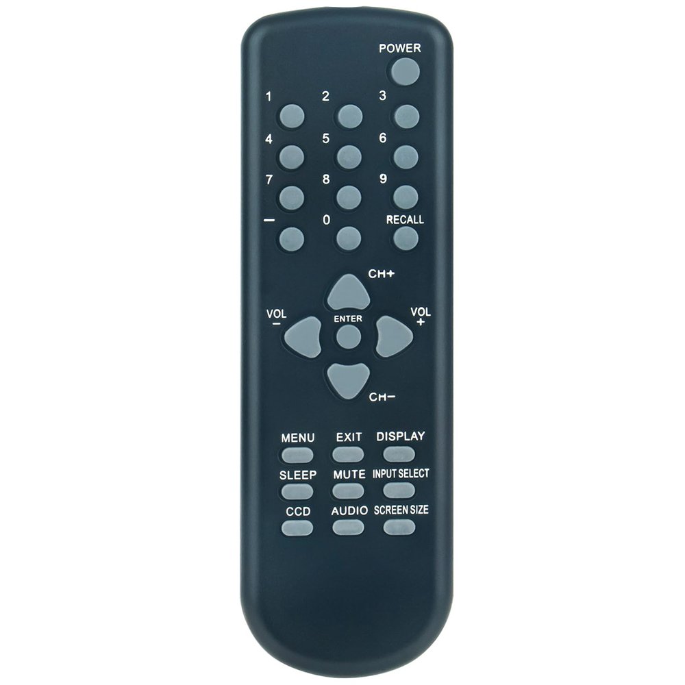 076E0RC011 Replacement Remote Control Applicable for Sansui TV HDLCD1909 HDLCD185W HDLCD19WB HDLCD1909A HDLCD1909B