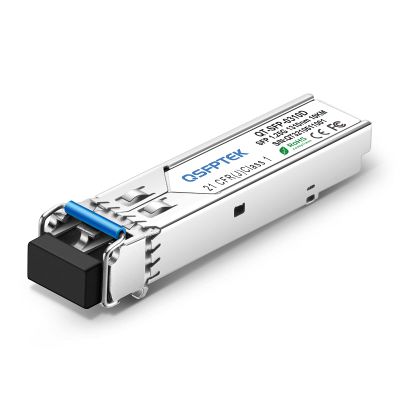 1000BASE-LX/LH Generic Compatible Gigabit SFP Module, 1310nm, 10km, DDM, Single-Mode LC Mini-GBIC Transceiver for Open Switch