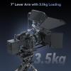 SMALLRIG 7" Rosette Magic Arm, Camera Monitor Mount, Articulating Arm with 1/4"-20 Screws and Anti-Twist Pins, Max Load Capacity 3.5kg Friction Arm, for Cameras, Monitors, LED Lights and Phones view 3