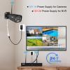4K Wireless Security Camera System Outdoor Indoor, 4X 3MP Plug in WiFi Camera for 24/7 Recording, 8 Channel WiFi NVR, Two Way Audio, Color Night Vision,Person/Face Detection,Siren Alert,NO Hard Drive view 2