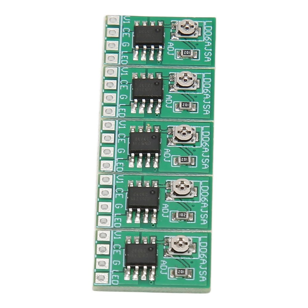 LED Driver Board, 30 to 1500MA Adjustable Rugged LED Constant Current Driver with Temperature Regulation for 3. 3.7V 4.5V 5V 6V LED Driver