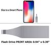 Custom USB Flash Drive 16GB 200 Pack JBOS Metal Personalized USB Drives 16 GB USB2.0 Printed or Laser-Engraved with Your Logo Customized Thumb Drives as Promotional Favors view 4