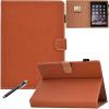 7 Inch Universal Case, GSFY Folio Stand Protective Case Leather Pocket Cover with Stylus Holder for Samsung/Kindle/Huawei/Lenovo/Nook 7.0 Inch Tablet, GX-Brown view 1