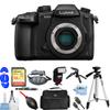 Panasonic Lumix DC-GH5 Mirrorless Micro 4/3 Digital Camera - Accessory Bundle Includes: Extreme 32GB SD, Flash, Tripod, Gadget Bag, Hand Strap, HDMI Cable and More (Renewed) view 1