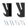 Lixada Wall-Mounted Display Rack for Skateboards,Rack for Skis with Storage Hooks 2PCS view 4