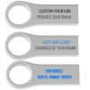 Custom USB Flash Drive 512MB 25 Pack JBOS Personalized USB Drives 512 MB Printed or Laser-Engraved with Your Logo Customized Thumb Drives Keychain Hole Design Ideal as Promotional Favors view 3
