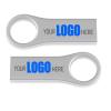 Custom USB Flash Drive 32GB USB3.0 25 Pack JBOS Personalized USB Drives 32 GB 3.0 Printed or Laser-Engraved with Your Logo Customized Thumb Drives Keychain Hole Design Ideal as Promotional Favors view 1