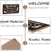 Wood Sign Crafts For House Funny - Rustic 12X6 In / 30X15 Cm Door Hanging Plaques With Exit To Wait Room Wooden Everyday Business Signs view 4