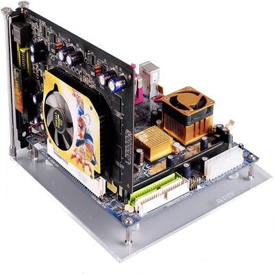 PC Open Frame Test Bench EATX Motherboard Transparent Acrylic Overlock Computer Case DIY Mod Base Stand Suit for EATX ATX MATX ITX