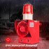 Y DIANS S Industrial Alarm Siren 0-130dB 12 Horn Tones Switchable, AC110V-120V 45W High Power for Noisy Environment Emergency Alarm Range of 100-150 Meters - Fire Tornado Alarm SLA-05B DC24V view 2