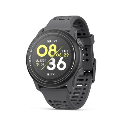 COROS PACE 3 GPS Sport Watch - Lightweight, Comfortable Running Watch, 17-Day Battery Life, Accurate GPS, Heart Rate Monitor, Navigation, Sleep Tracking, Training Plan, Run, Bike - Black Silicone