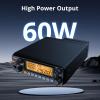 Radioddity QT60 Pro 10 Meter Radio SSB, AM, FM, PA, 60W High Power Amateur Ham Mobile Transceiver, Large LCD Display, RX & TX Noise Reduction, NOAA with Alert, with CTCSS/DCS, ASQ view 3
