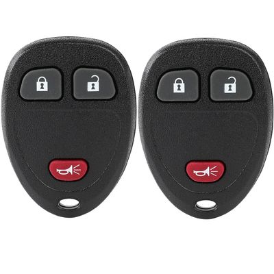 OCPTY Remotes Key Fob for Chevy Terraza for Chevy HHR Tall Wagon for Chevy Uplander 2006-2007 KOBGT04A 15100811 (2 Pcs)