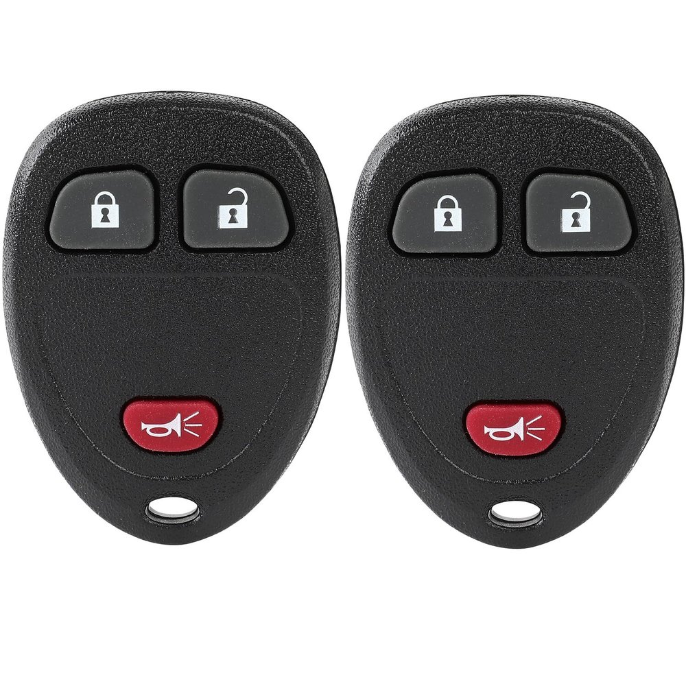 OCPTY Remotes Key Fob for Chevy Terraza for Chevy HHR Tall Wagon for Chevy Uplander 2006-2007 KOBGT04A 15100811 (2 Pcs)