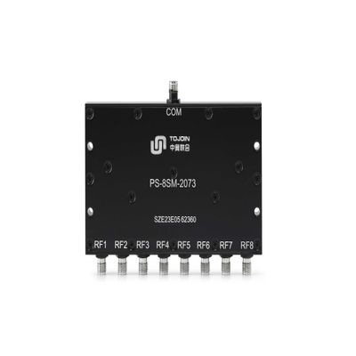 TOJOIN Passive Power Splitter 8 Way for SMA Connectors, Coaxial Cable Splitter 2-7.3GHz for RF/Microwave Measurements Accessories Splitter Coaxial, Antenna System Corrosion Resistant (PS-8SM-2073)