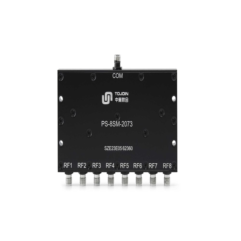 TOJOIN Passive Power Splitter 8 Way for SMA Connectors, Coaxial Cable Splitter 2-7.3GHz for RF/Microwave Measurements Accessories Splitter Coaxial, Antenna System Corrosion Resistant (PS-8SM-2073)