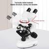 3000X 5000X 7000X LED Binocular Compound Lab Microscope w/Blank Slides, Cover Slips, & Lens Cleaning Paper, for Adults Kids Students,30000X view 3
