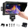 VILTROX DC-550 Touch Screen DSLR Camera Field Monitor 1200 Nits High-Bright 5.5 inch DSLR Camera Monitor with Sunshade Hood/Battery 3D LUT HDR 4K HDMI in and Out Exposure Focus Assist Waveform Monitor view 1