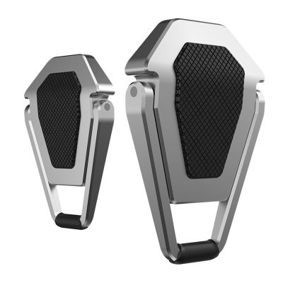 BBAUER Laptop Stand Base, Metal Folding Laptop Stand Zinc Alloy 2Pcs Raised Heat Dissipation for Desktop
