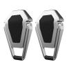 BBAUER Laptop Stand Base, Metal Folding Laptop Stand Zinc Alloy 2Pcs Raised Heat Dissipation for Desktop view 2