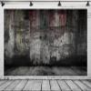 BELECO 7x5ft Fabric Scary Bloody Brick Wall Backdrop Damaged Old Dark Brick with Blood Dripping Haunted Room Background Murder Crime Horror Halloween Themed Party Decorations Photo Studio Shoot Props view 4